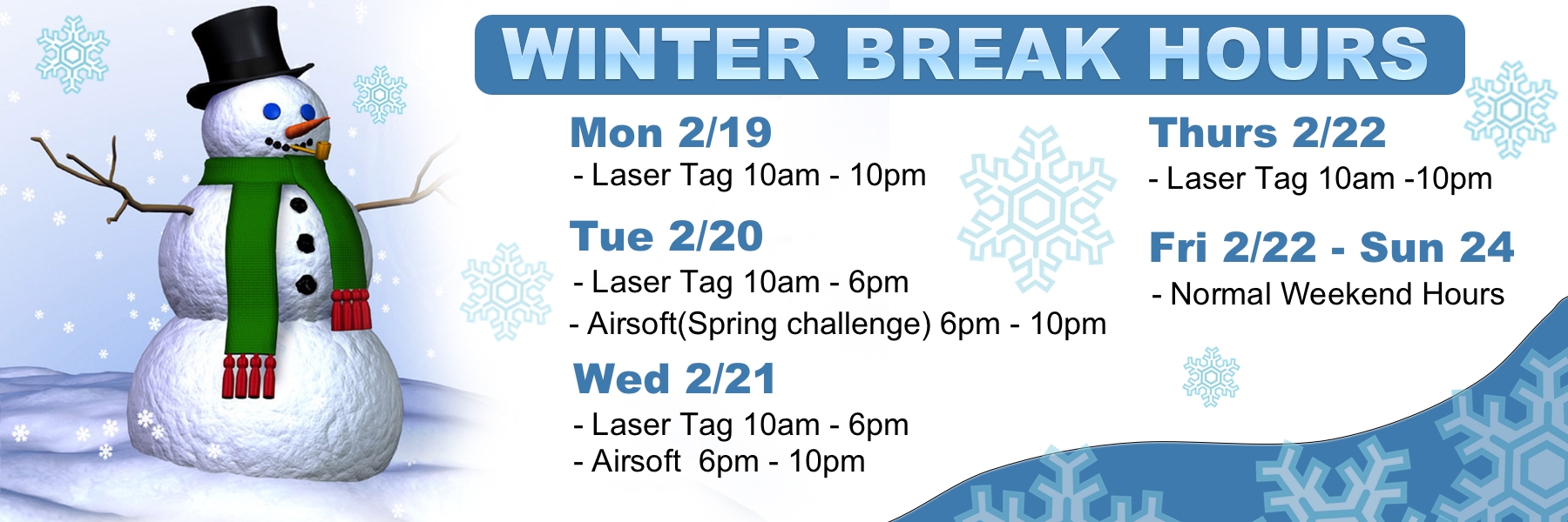 Buffalo Battleground Airsoft, Laser Tag, Arcade, Minibowling